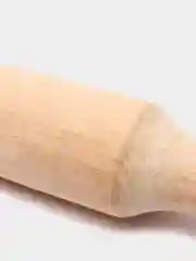 Скалка деревянная, с ручками, 37 см, из бука