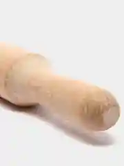 Скалка деревянная, с ручками, 37 см, из бука