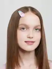 Розовый детские заколки для волос