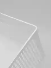 Белый корзинка контейнер с крышкой "Traymix" для хранения