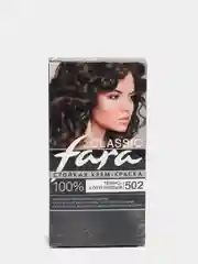 Fara Classic Стойкая крем-краска для волос, 502,  темно-коричневый