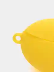 Желтый чехол на Huawei FreeBuds 4i для беспроводных наушников КАРТОФАН силиконовый матовый тонкий