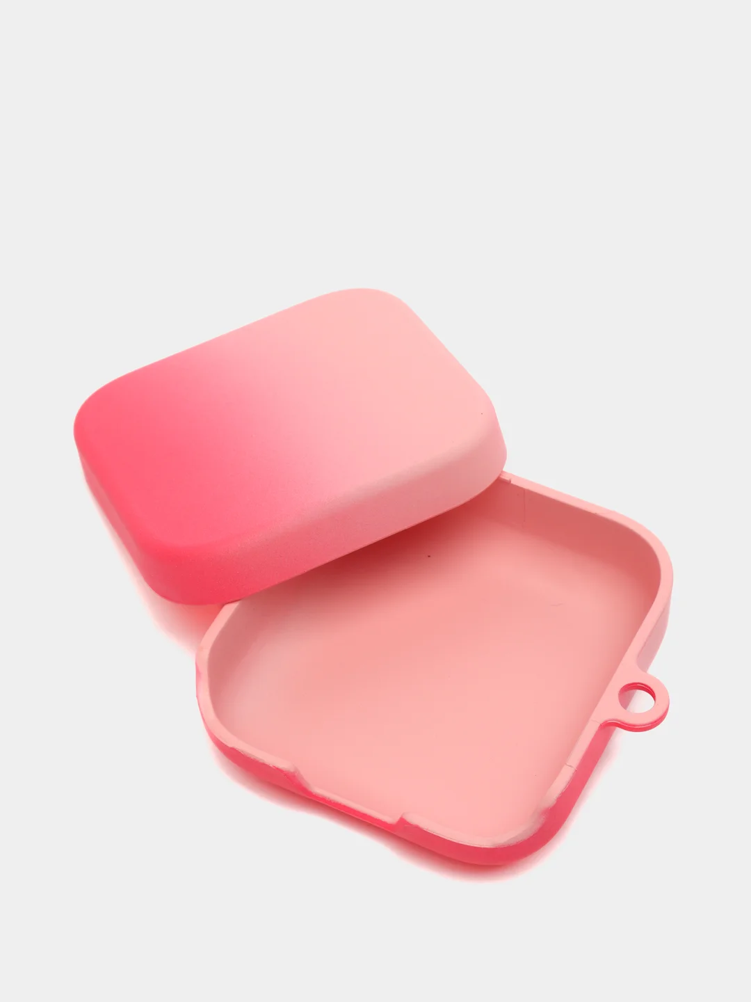 Розовый чехол на Xiaomi Mi TWS Earphones 2 Basic/Air 2 SE для наушников пластиковый КАРТОФАН