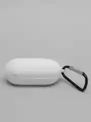 Белый чехол для Samsung Galaxy Buds / Buds+ Plus на наушники силиконовый КАРТОФАН тонкий матовый