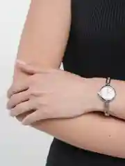 Серебряный женские наручные часы 2-х цветов
