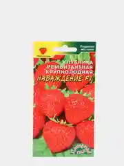 Семена Клубника ремонтантная крупноплодная "Наваждение" набор 1, 3, 5 уп