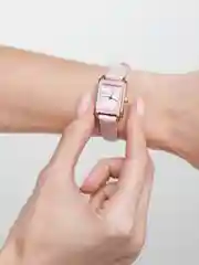 Коралловый меланж часы наручные женские