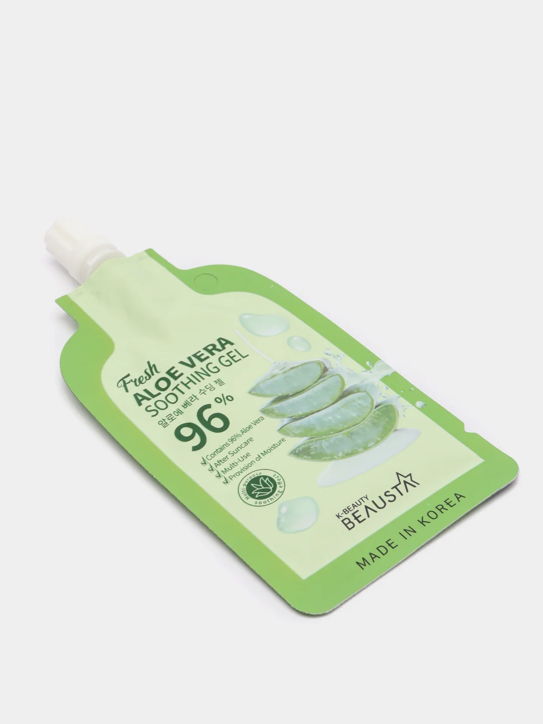 Универсальный гель для лица с экстрактом алоэ вера Beausta Aloe Vera Soothing Gel 15 мл