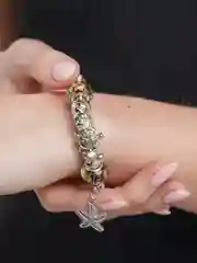 Коричневый браслет подростковый/браслет женский