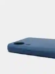Синий чехол Samsung Galaxy A03 Core, с бархатной подкладкой