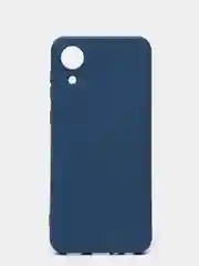 Синий чехол Samsung Galaxy A03 Core, с бархатной подкладкой
