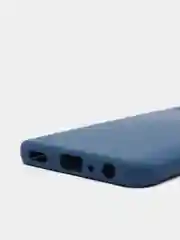 Синий чехол Samsung Galaxy A03 Core, с бархатной подкладкой