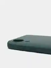 Тёмно-зелёный чехол Samsung Galaxy A03 Core, с бархатной подкладкой