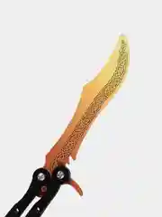 Нож деревянный бабочка 1.5 "Легенды" кс го / cs go