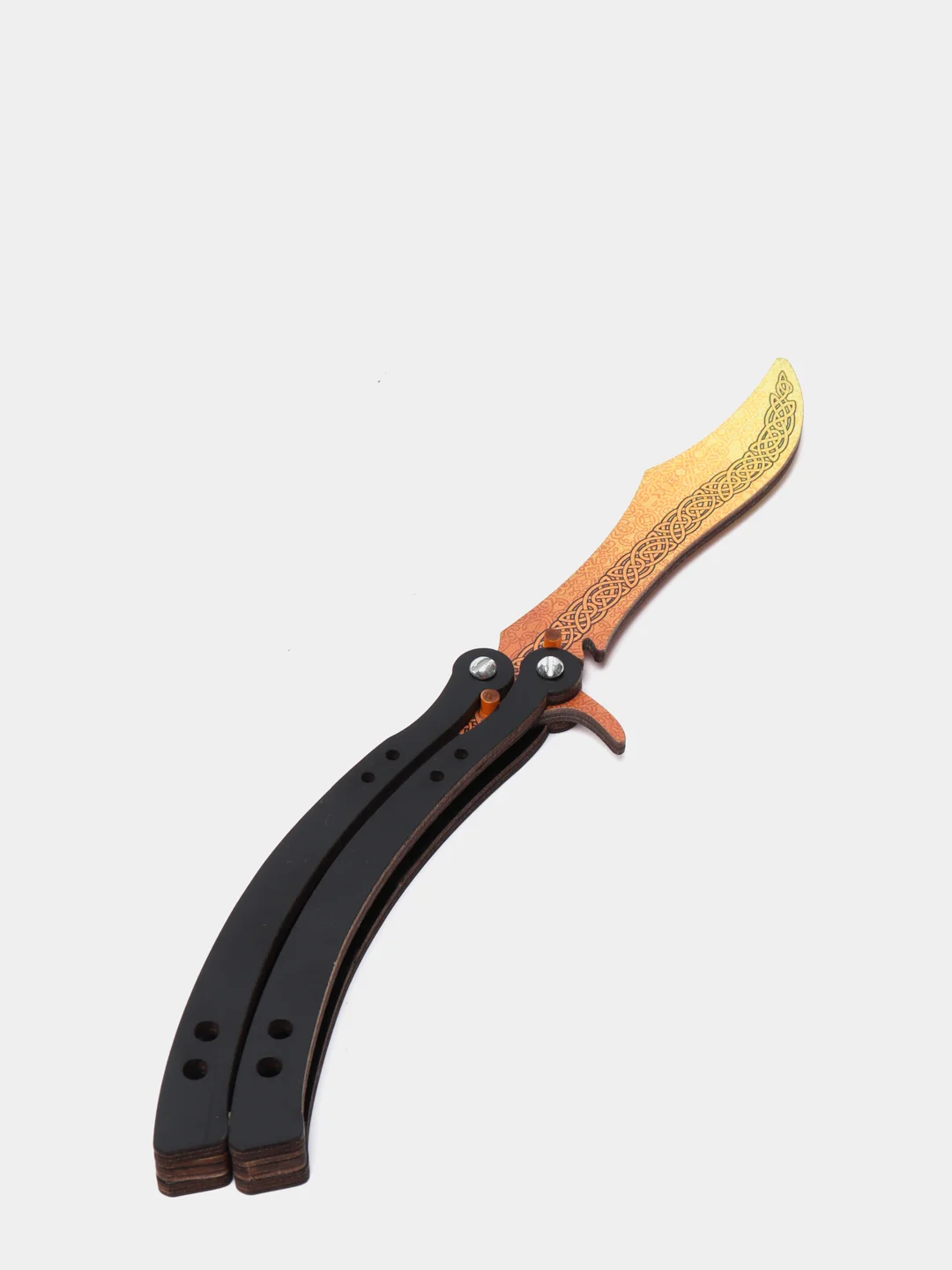 Нож деревянный бабочка 1.5 "Легенды" кс го / cs go