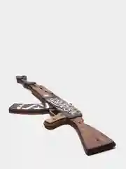 Деревянный автомат резинкострел АК-47 Пустынный Повстанец КС ГО / AK-47 CS GO