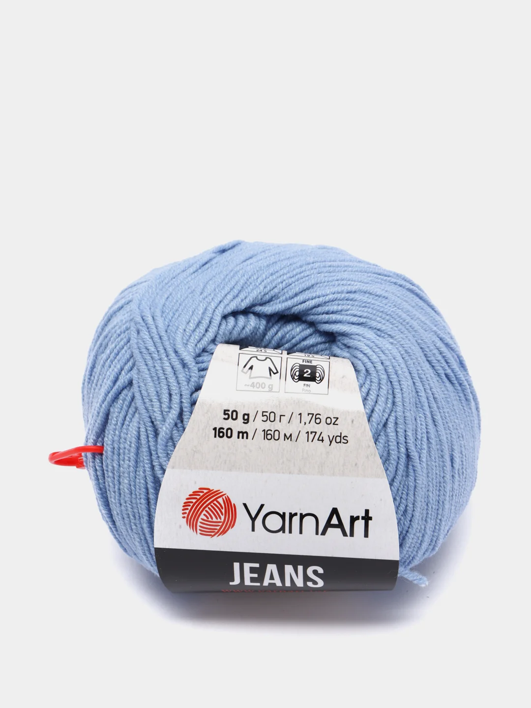 Небесно-голубой пряжа Yarnart jeans