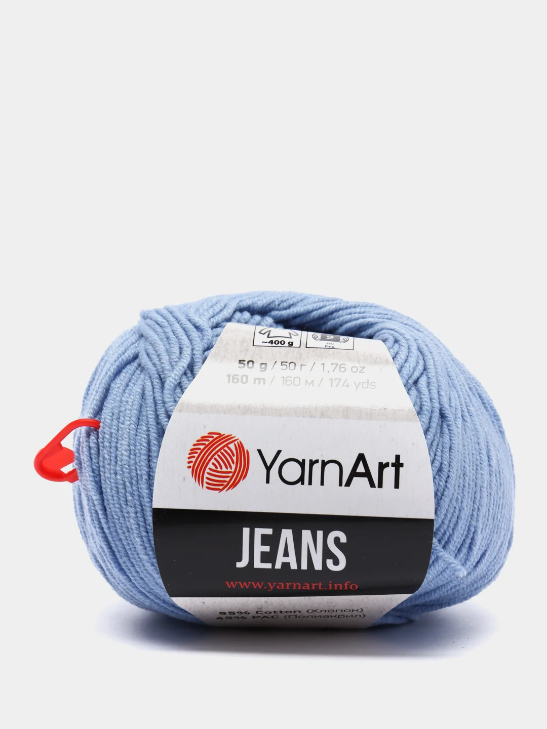 Небесно-голубой пряжа Yarnart jeans
