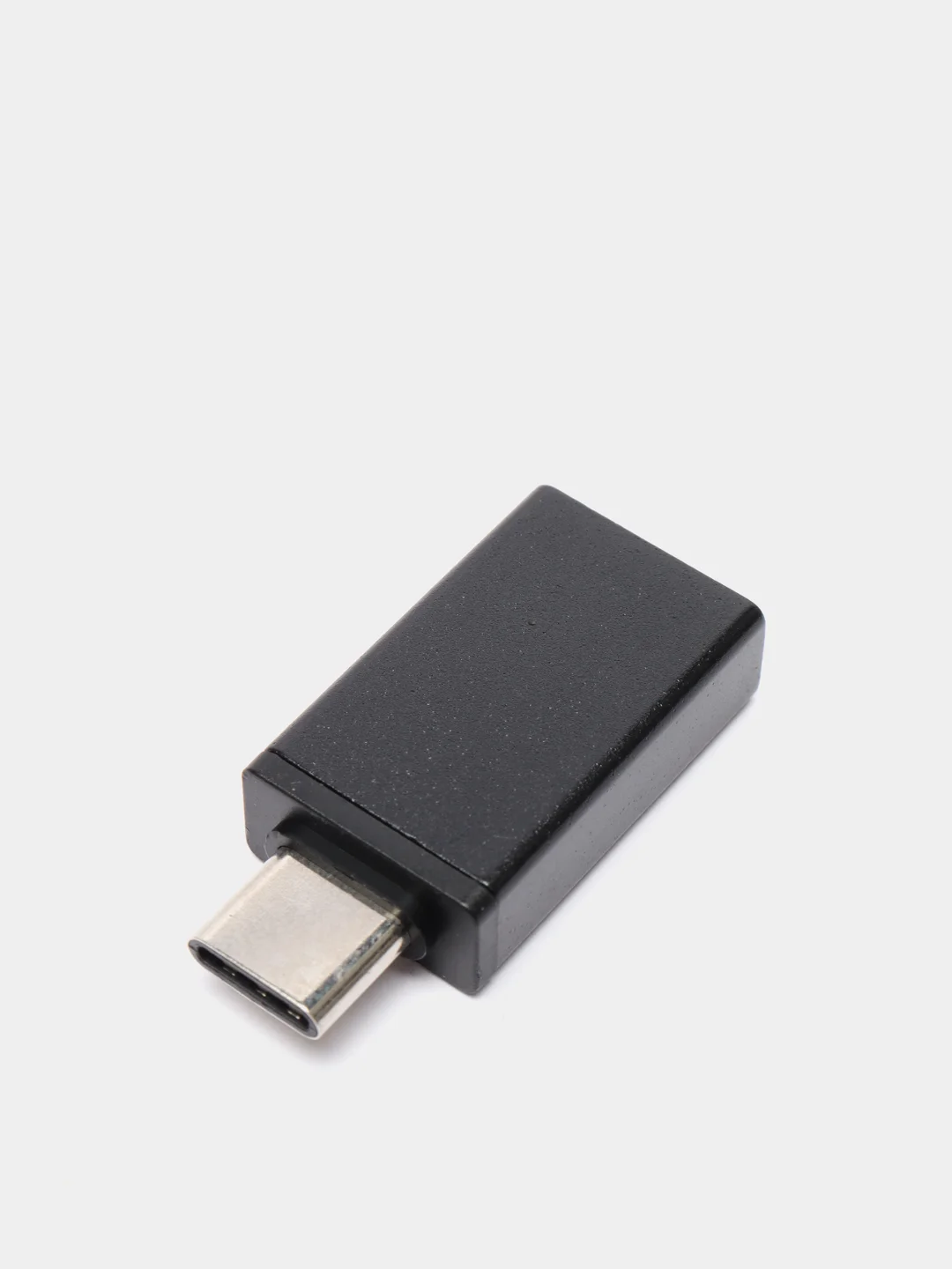 Черный переходник Type-C на USB-A