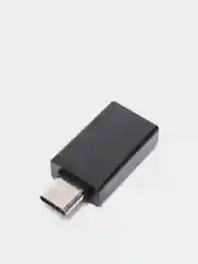 Черный переходник Type-C на USB-A