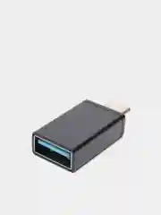 Черный переходник Type-C на USB-A