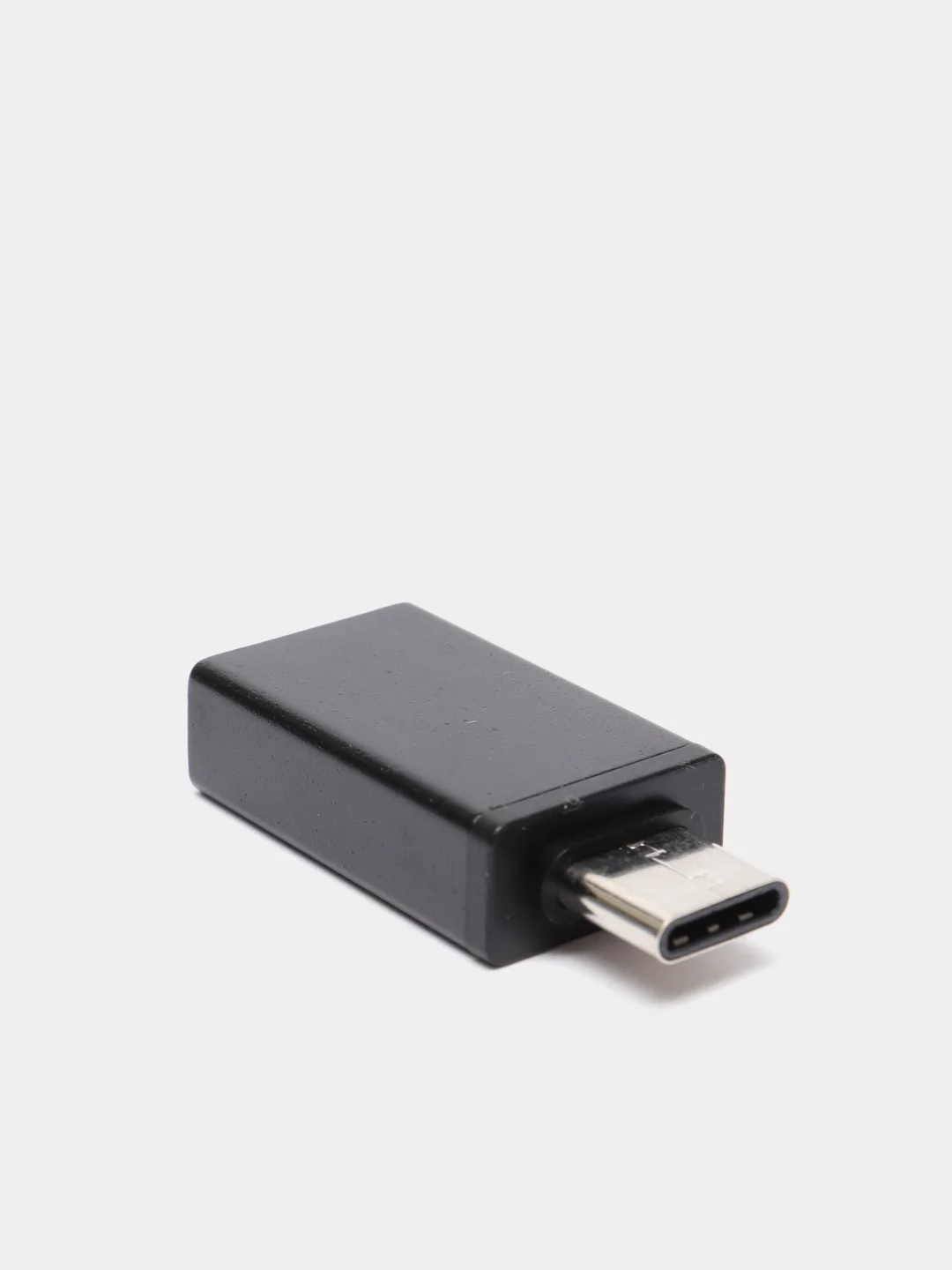 Черный переходник Type-C на USB-A