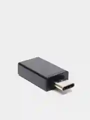 Черный переходник Type-C на USB-A