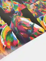 Бумага глянцевая "Pop-art животные", 0,5 х 0,7 м