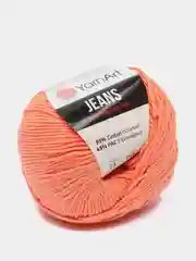 Оранжевый пряжа YarnArt Jeans Ярнарт Джинс
