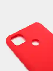Красный чехол для Xiaomi Redmi 9C, с защитой камеры, силиконовый