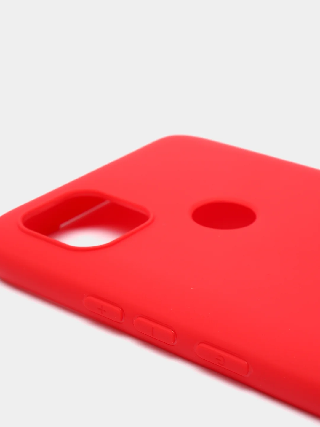 Красный чехол для Xiaomi Redmi 9C, с защитой камеры, силиконовый
