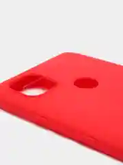 Красный чехол для Xiaomi Redmi 9C, с защитой камеры, силиконовый