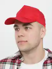 Красный бейсболка "Промо лайт"