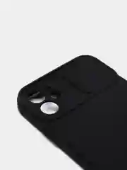 Черный чехол для iPhone 11, 13, 12, Pro, Max, Mini, защита камеры, бархатный