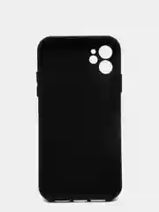 Черный чехол для iPhone 11, 13, 12, Pro, Max, Mini, защита камеры, бархатный