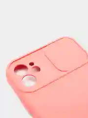 Пастельно-коралловый чехол для iPhone 11, 13, 12, Pro, Max, Mini, защита камеры, бархатный