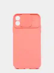 Пастельно-коралловый чехол для iPhone 11, 13, 12, Pro, Max, Mini, защита камеры, бархатный