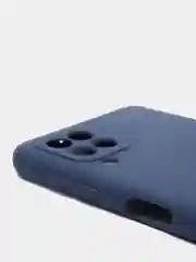 Синий чехол для Samsung A22, M32, M22, с защитой камеры, силиконовый