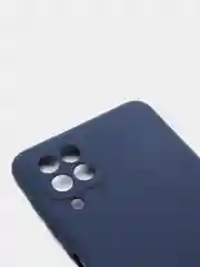 Синий чехол для Samsung A22, M32, M22, с защитой камеры, силиконовый