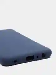 Синий чехол для Samsung A22, M32, M22, с защитой камеры, силиконовый