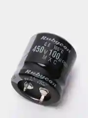 100мкФ 450в Конденсатор электролитический 100UF 450V 105C 25х25 CHANG