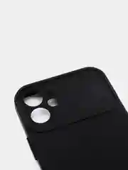 Черный чехол для iPhone 12 mini, защита камеры, бархатный