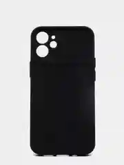 Черный чехол для iPhone 12 mini, защита камеры, бархатный