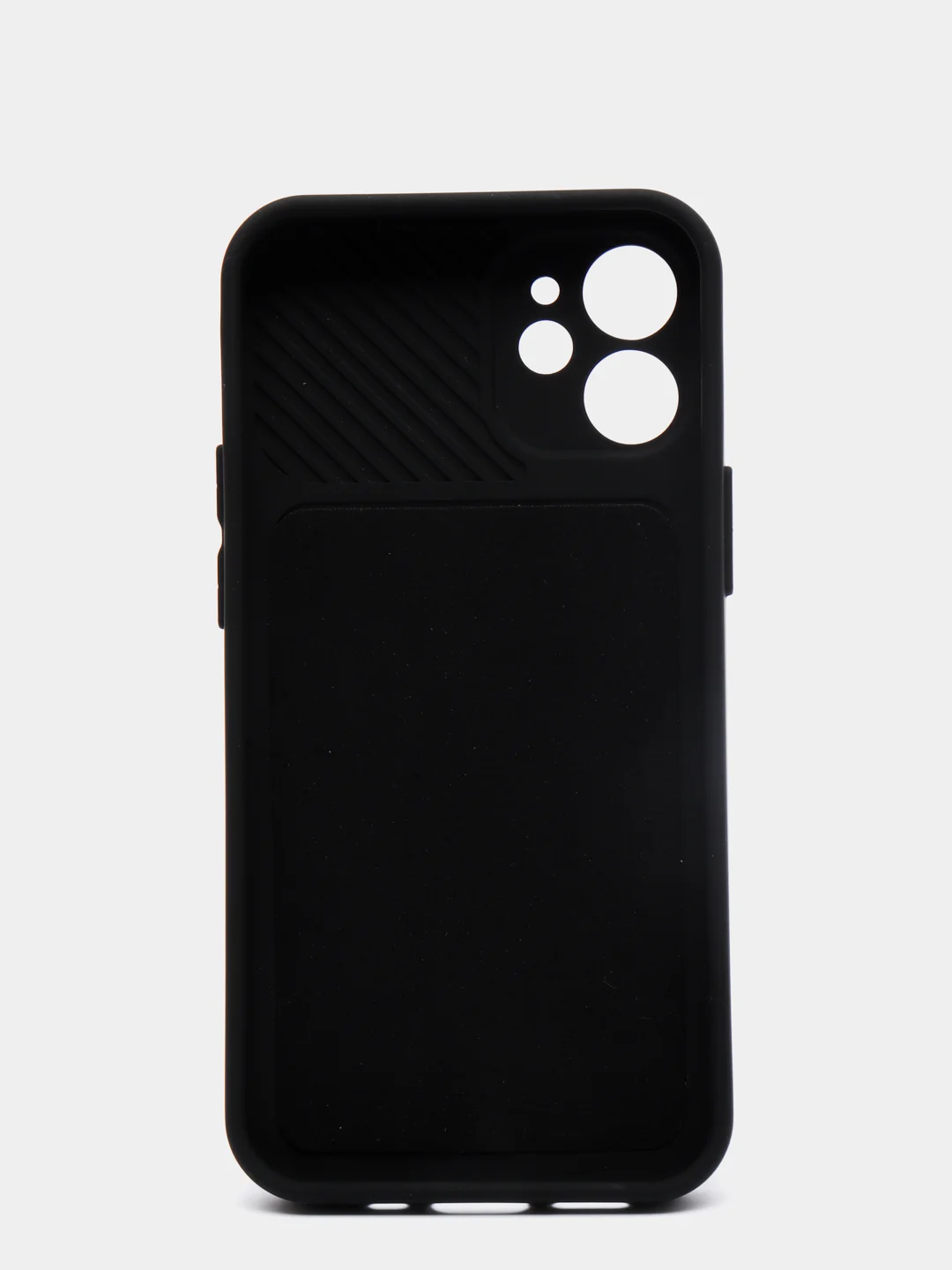 Черный чехол для iPhone 12 mini, защита камеры, бархатный