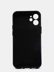 Черный чехол для iPhone 12 mini, защита камеры, бархатный