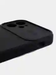 Черный чехол для iPhone 12 mini, защита камеры, бархатный