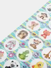 Приглушённый хаки наклейки-оценки "Поощрительные", 18 штук