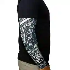 Рукав компрессионный SA Co Polynesian Black & White