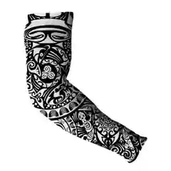 Рукав компрессионный SA Co Polynesian Black & White