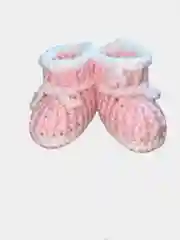Пинетки вязаные для новорожденных